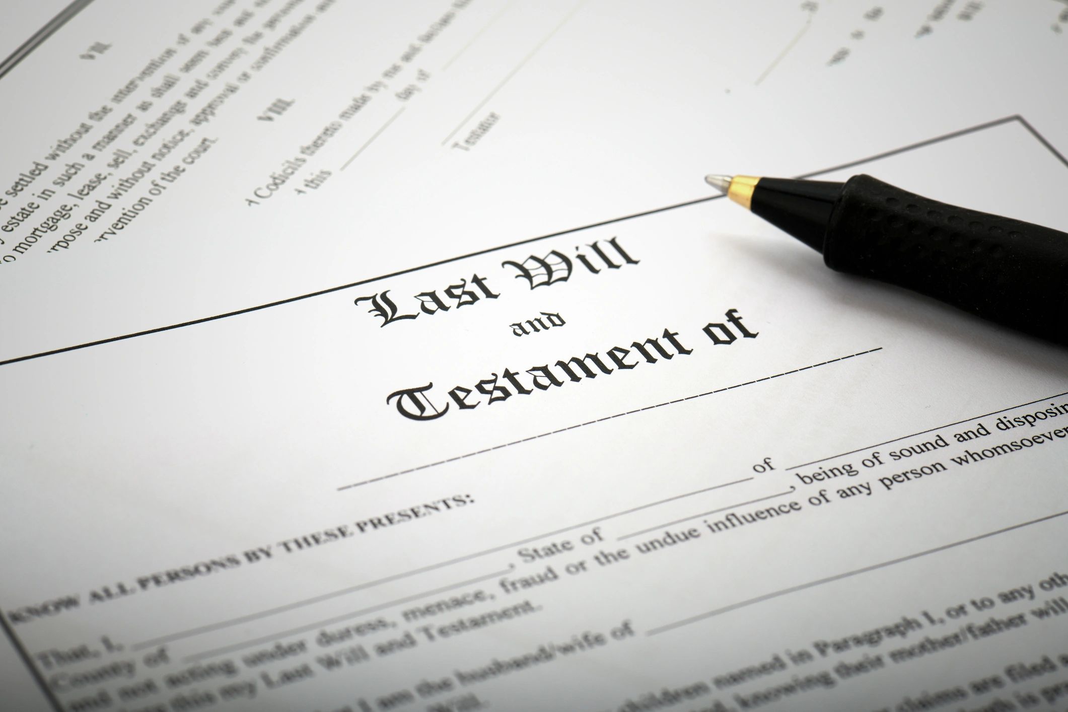 Signing estate planning documents